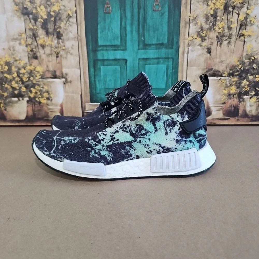 BB7996 Adidas NMD R1 Primeknit Marble Aero Men's Size 8 Sneakers